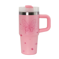 Wholesale 14oz Stainless Steel Tumblers with Handle - B2B Drinkware Supplier
