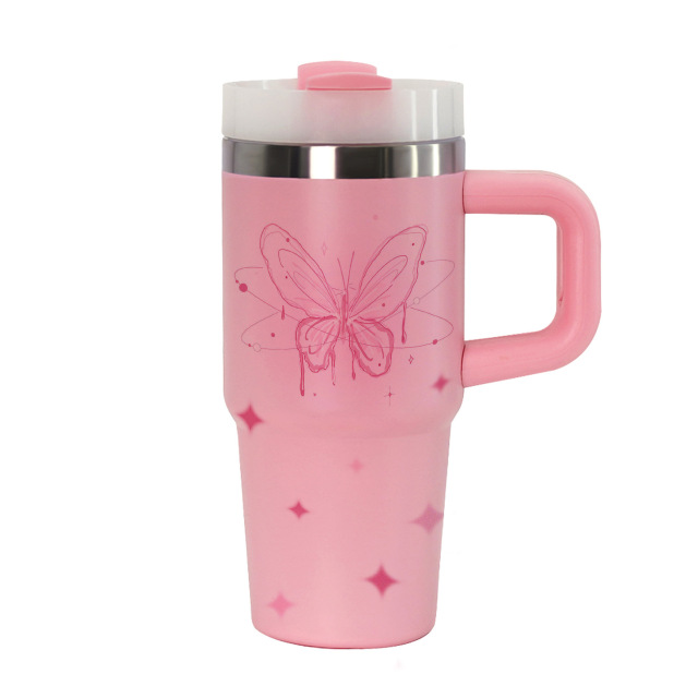 Wholesale 14oz Stainless Steel Tumblers with Handle - B2B Drinkware Supplier