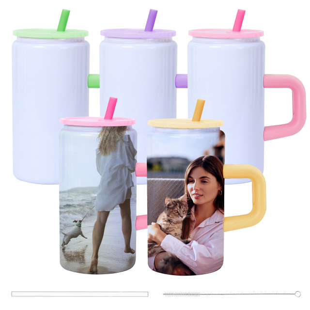 Wholesale 16oz Stainless Steel Tumblers with Handle - B2B Drinkware Supplier
