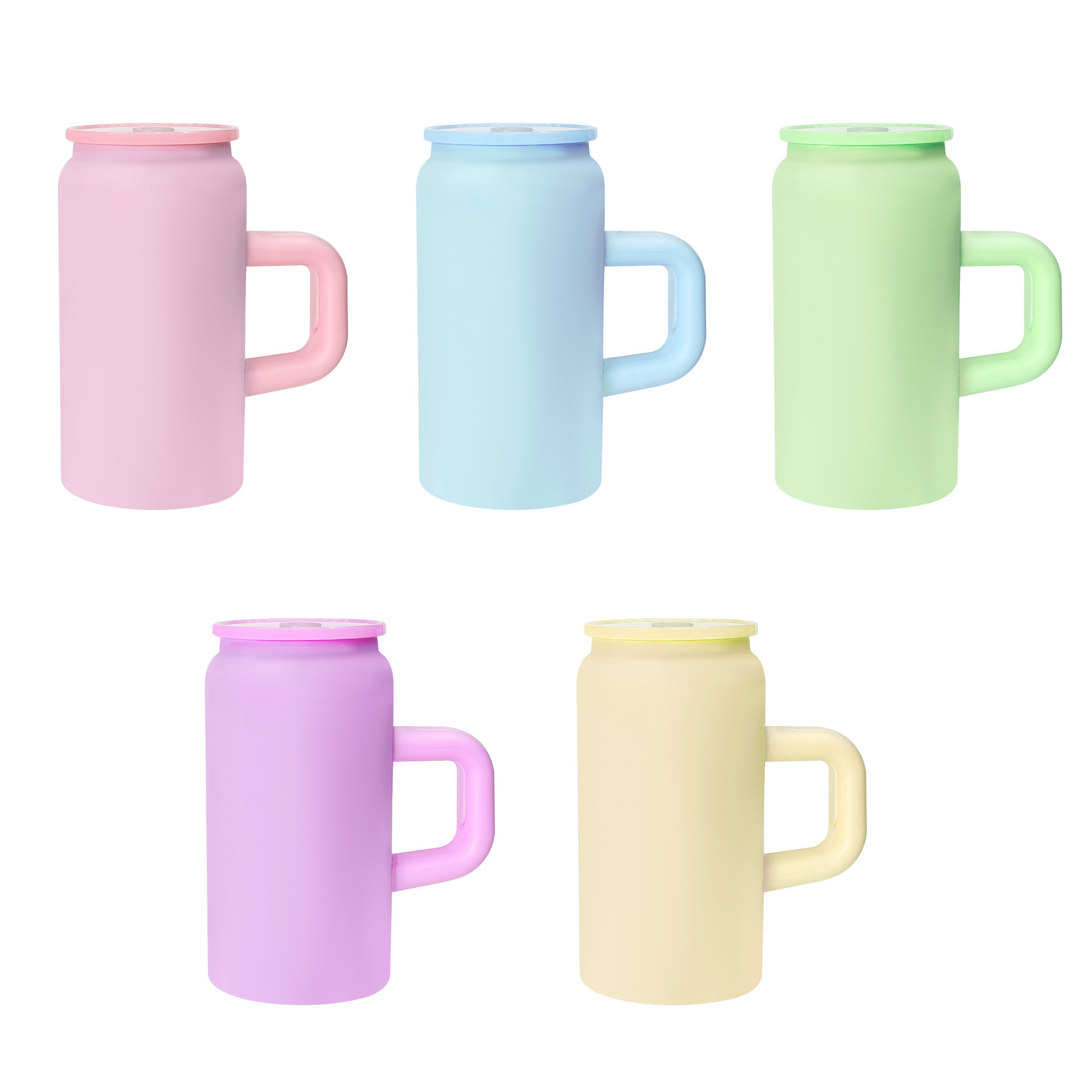 Wholesale 16oz Stainless Steel Tumblers with Handle - B2B Drinkware Supplier