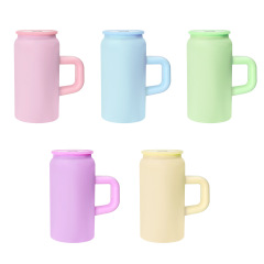 Wholesale 16oz Stainless Steel Tumblers with Handle - B2B Drinkware Supplier