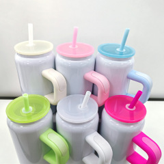 Wholesale 16oz Stainless Steel Tumblers with Handle - B2B Drinkware Supplier