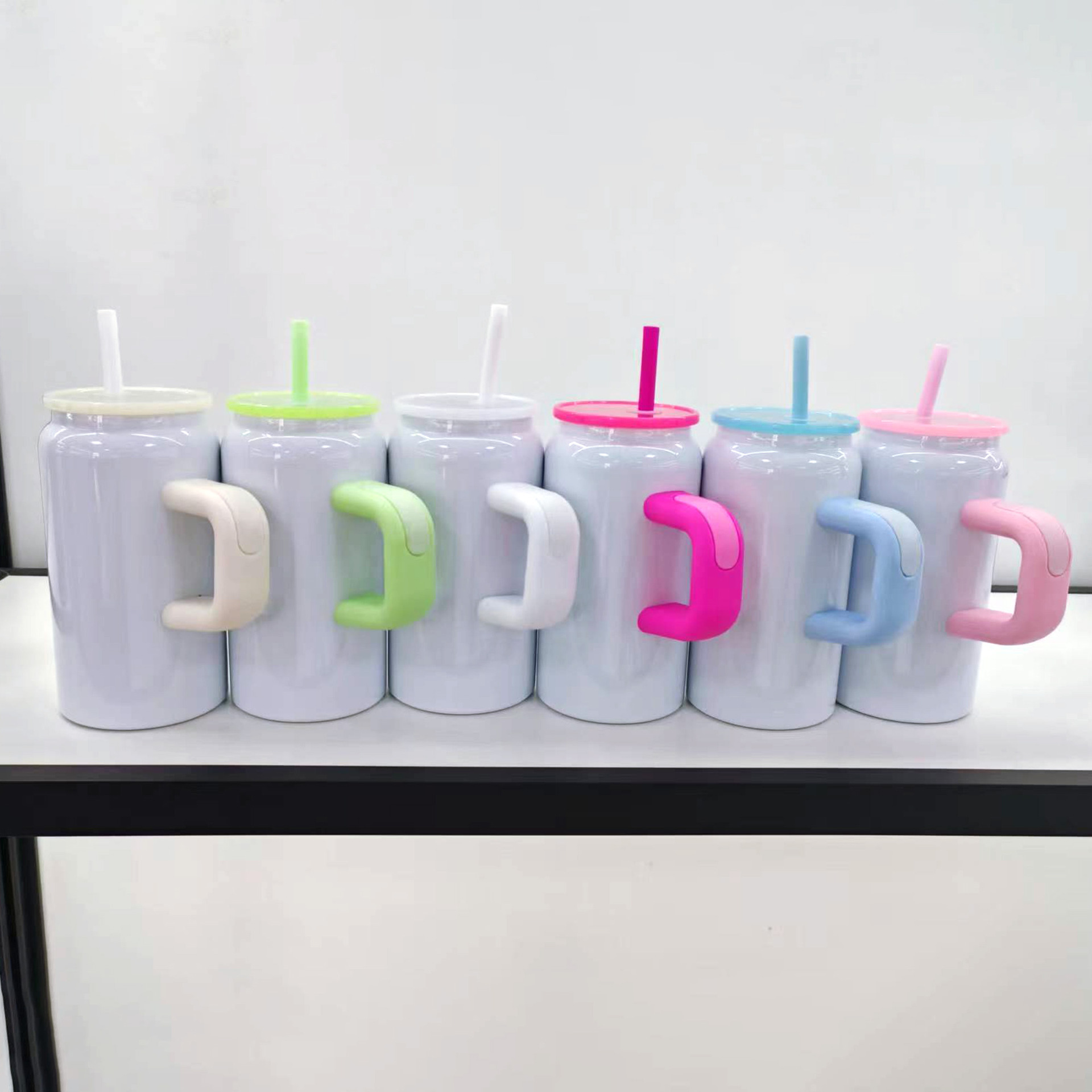 Wholesale 16oz Stainless Steel Tumblers with Handle - B2B Drinkware Supplier