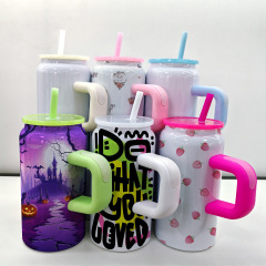 Wholesale 16oz Stainless Steel Tumblers with Handle - B2B Drinkware Supplier