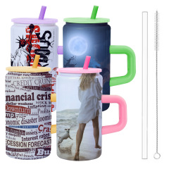 Wholesale 16oz Stainless Steel Tumblers with Handle - B2B Drinkware Supplier