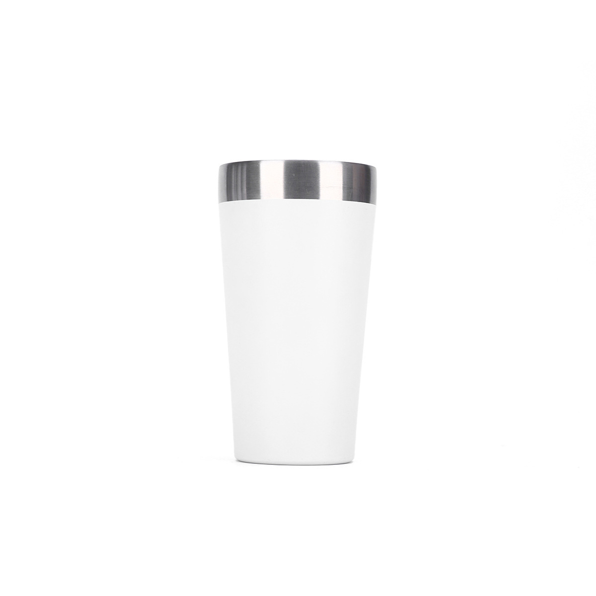 Wholesale 16oz Matte Powder - Coated Stainless Steel Cup | B2B Laser-Ready Thermal Drinkware