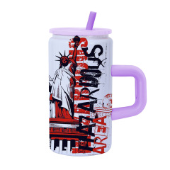 Wholesale 16oz Stainless Steel Tumblers with Handle - B2B Drinkware Supplier