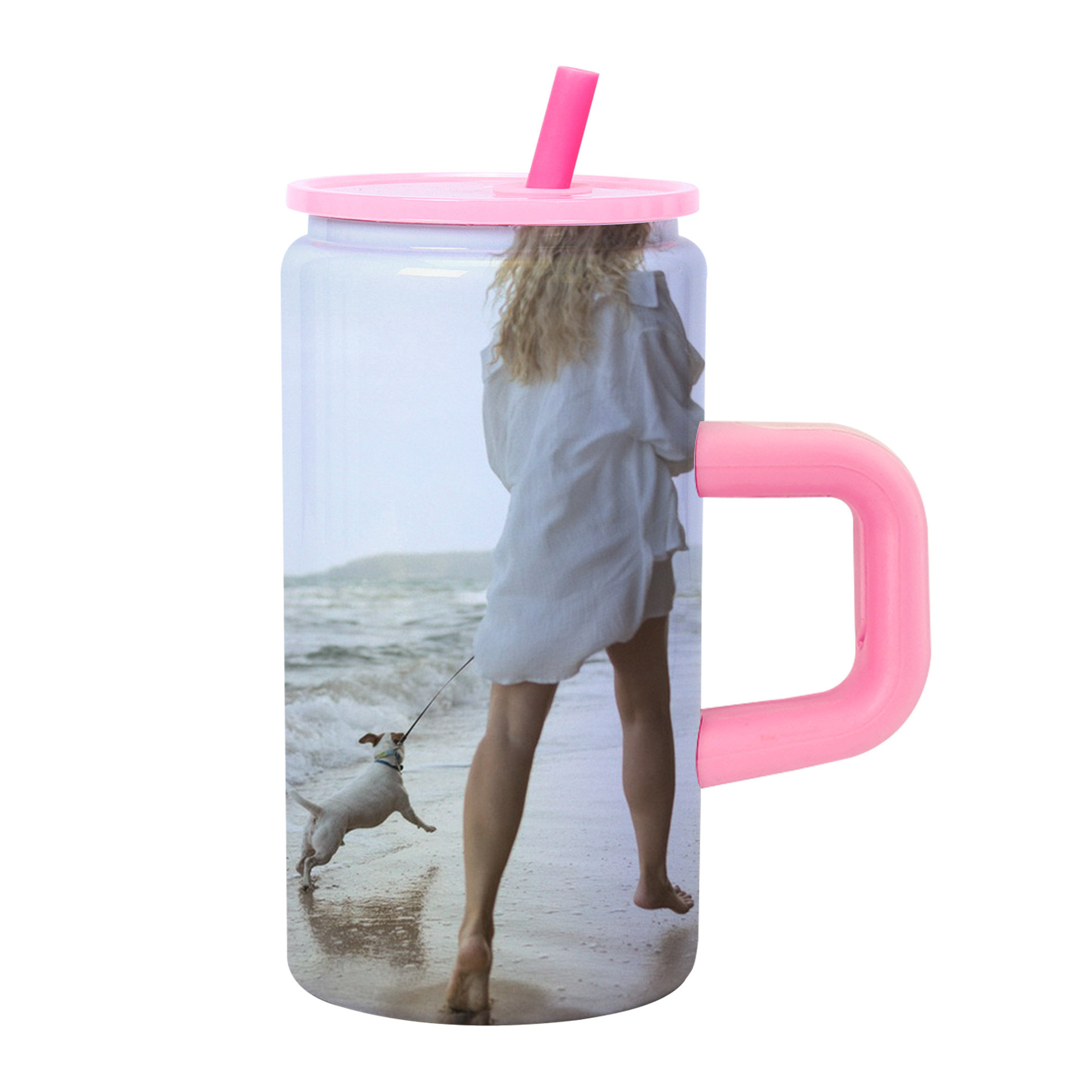 Wholesale 16oz Stainless Steel Tumblers with Handle - B2B Drinkware Supplier