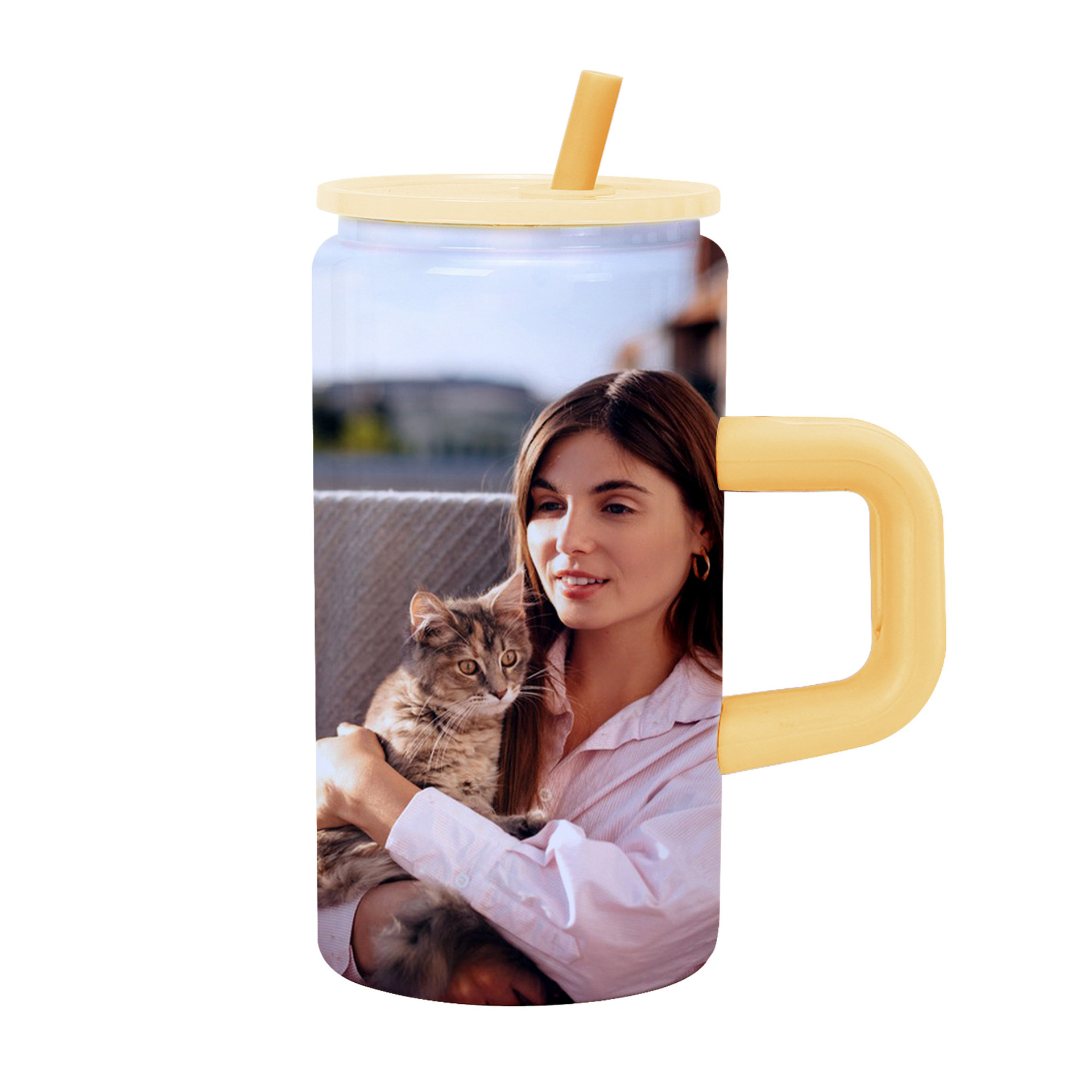 Wholesale 16oz Stainless Steel Tumblers with Handle - B2B Drinkware Supplier