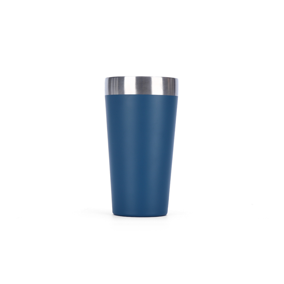 Wholesale 16oz Matte Powder - Coated Stainless Steel Cup | B2B Laser-Ready Thermal Drinkware