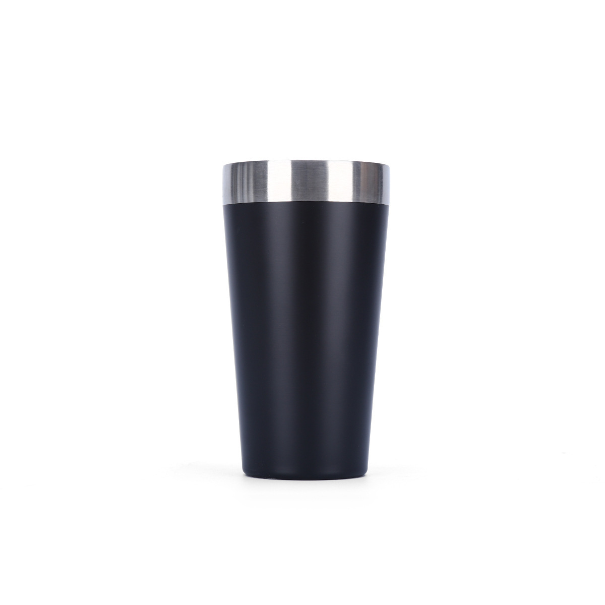 Wholesale 16oz Matte Powder - Coated Stainless Steel Cup | B2B Laser-Ready Thermal Drinkware