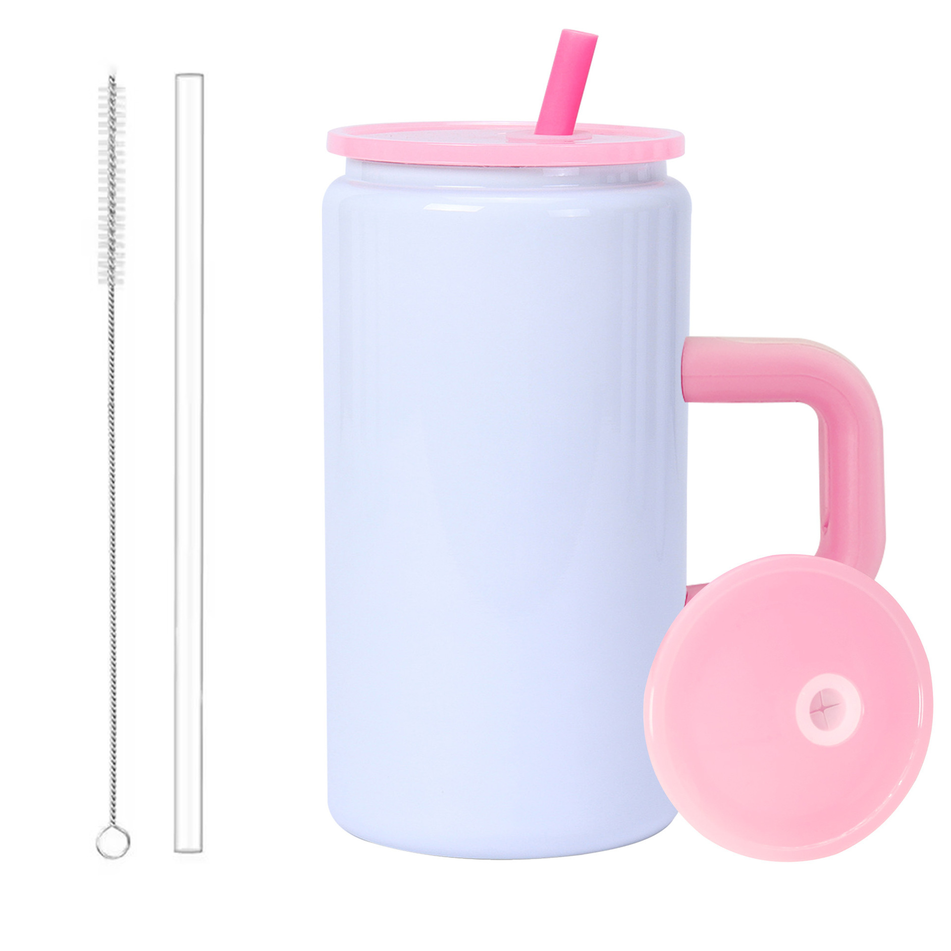 Wholesale 16oz Stainless Steel Tumblers with Handle - B2B Drinkware Supplier