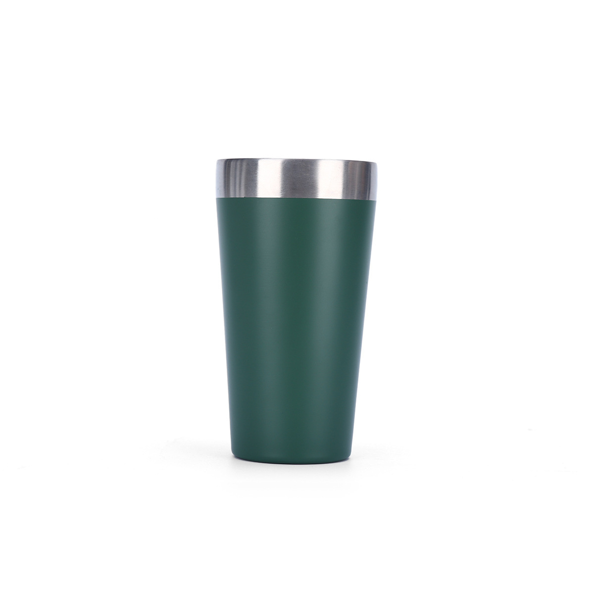 Wholesale 16oz Matte Powder - Coated Stainless Steel Cup | B2B Laser-Ready Thermal Drinkware