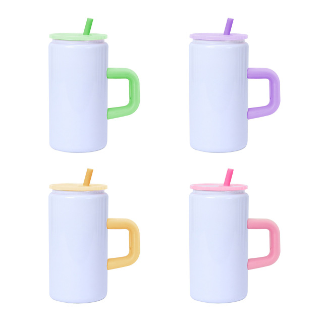 Wholesale 16oz Stainless Steel Tumblers with Handle - B2B Drinkware Supplier