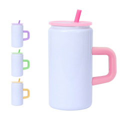 Wholesale 16oz Stainless Steel Tumblers with Handle - B2B Drinkware Supplier