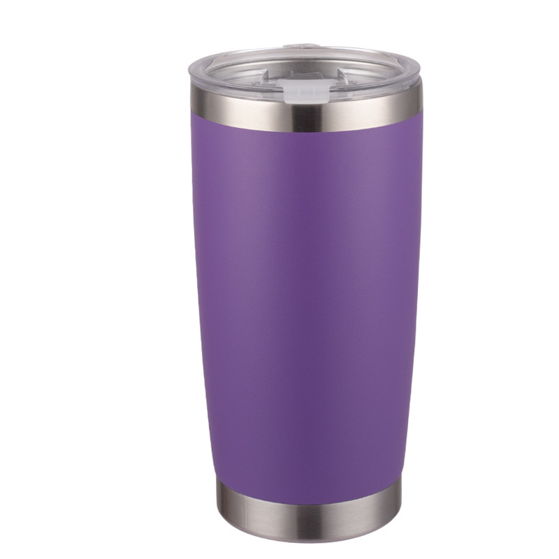 Wholesale 20oz Matte Spray-Coated Stainless Steel Cup | B2B Leak-Proof Thermal Tumblers
