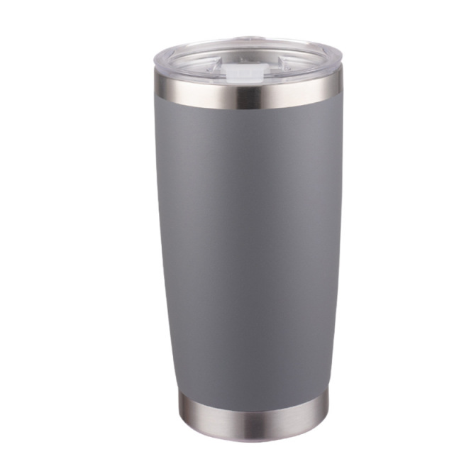 Wholesale 20oz Matte Spray-Coated Stainless Steel Cup | B2B Leak-Proof Thermal Tumblers