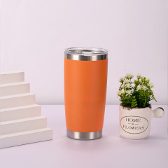 Wholesale 20oz Matte Spray-Coated Stainless Steel Cup | B2B Leak-Proof Thermal Tumblers