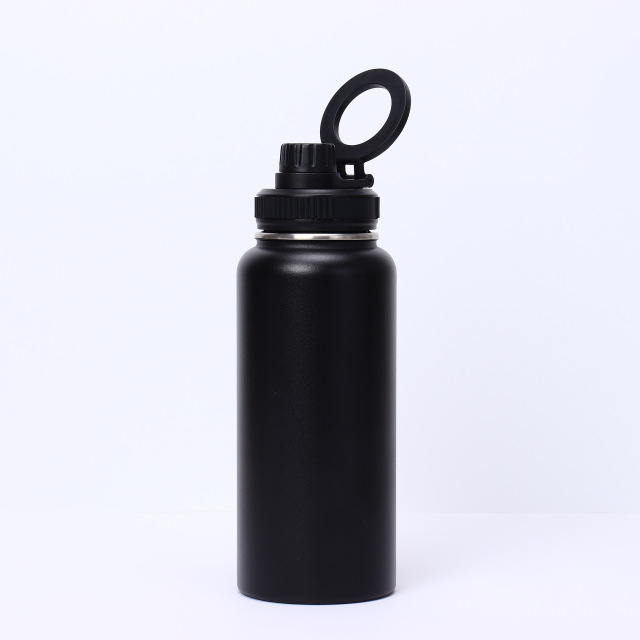 Bulk 32oz Double-Walled Stainless Steel Water Bottles with Patented Magnetic Phone Holder Lid, Custom Gradient Colors, Low MOQ 100 for Corporate Gifts