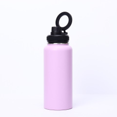 Bulk 32oz Double-Walled Stainless Steel Water Bottles with Patented Magnetic Phone Holder Lid, Custom Gradient Colors, Low MOQ 100 for Corporate Gifts
