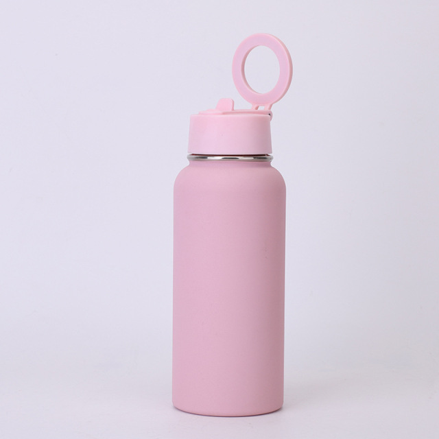 Bulk 32oz Double-Walled Stainless Steel Water Bottles with Patented Magnetic Phone Holder Lid, Custom Gradient Colors, Low MOQ 100 for Corporate Gifts