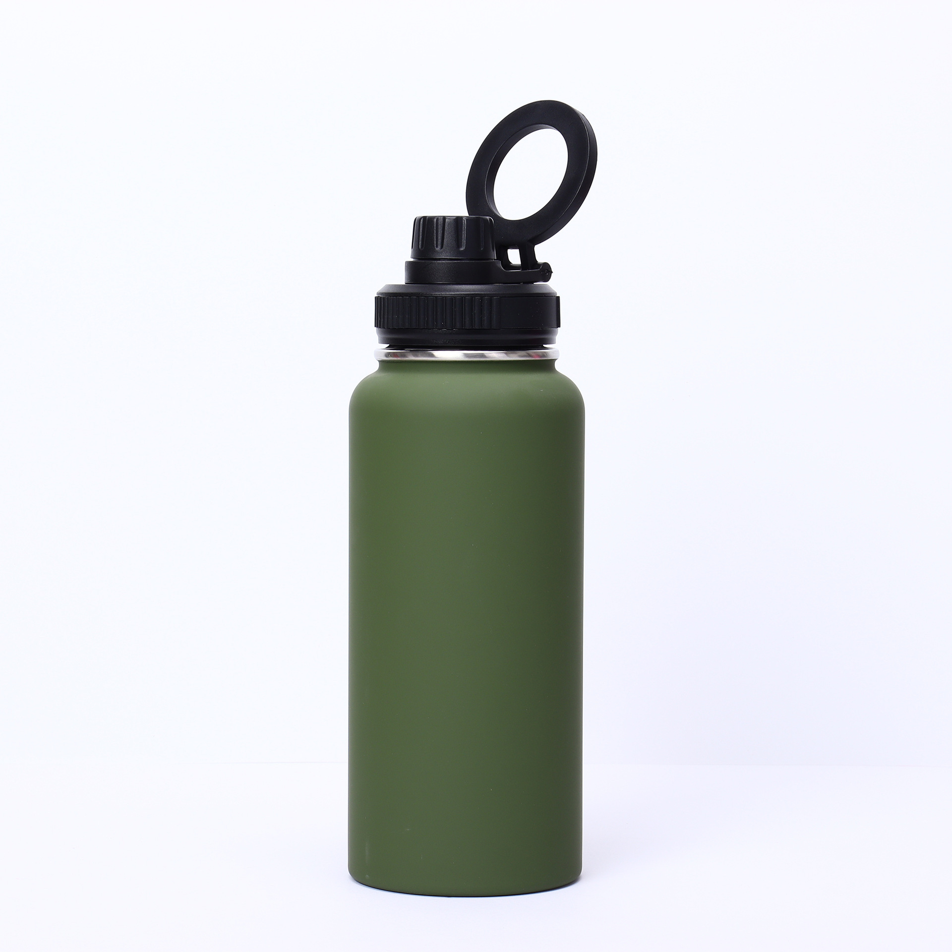 Bulk 32oz Double-Walled Stainless Steel Water Bottles with Patented Magnetic Phone Holder Lid, Custom Gradient Colors, Low MOQ 100 for Corporate Gifts