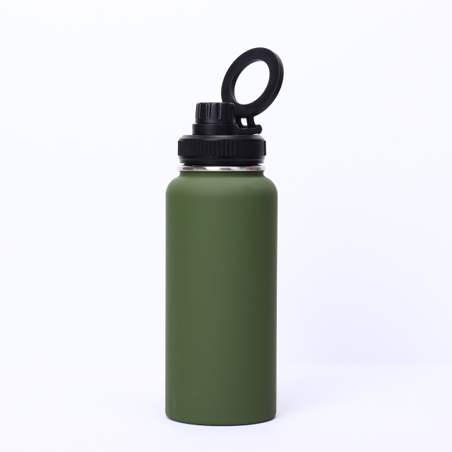Bulk 32oz Double-Walled Stainless Steel Water Bottles with Patented Magnetic Phone Holder Lid, Custom Gradient Colors, Low MOQ 100 for Corporate Gifts