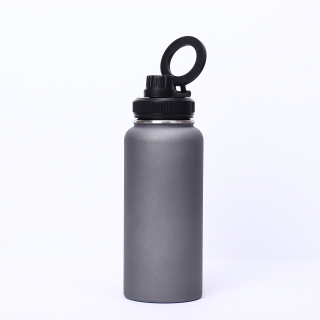 Bulk 32oz Double-Walled Stainless Steel Water Bottles with Patented Magnetic Phone Holder Lid, Custom Gradient Colors, Low MOQ 100 for Corporate Gifts