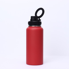 Bulk 32oz Double-Walled Stainless Steel Water Bottles with Patented Magnetic Phone Holder Lid, Custom Gradient Colors, Low MOQ 100 for Corporate Gifts