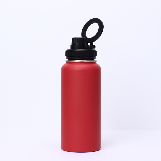 Bulk 32oz Double-Walled Stainless Steel Water Bottles with Patented Magnetic Phone Holder Lid, Custom Gradient Colors, Low MOQ 100 for Corporate Gifts
