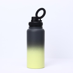 Bulk 32oz Double-Walled Stainless Steel Water Bottles with Patented Magnetic Phone Holder Lid, Custom Gradient Colors, Low MOQ 100 for Corporate Gifts