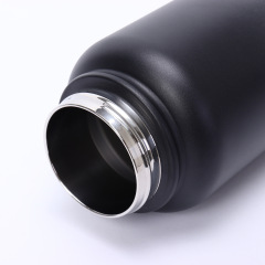 Bulk 32oz Double-Walled Stainless Steel Water Bottles with Patented Magnetic Phone Holder Lid, Custom Gradient Colors, Low MOQ 100 for Corporate Gifts