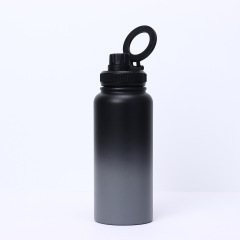 Bulk 32oz Double-Walled Stainless Steel Water Bottles with Patented Magnetic Phone Holder Lid, Custom Gradient Colors, Low MOQ 100 for Corporate Gifts