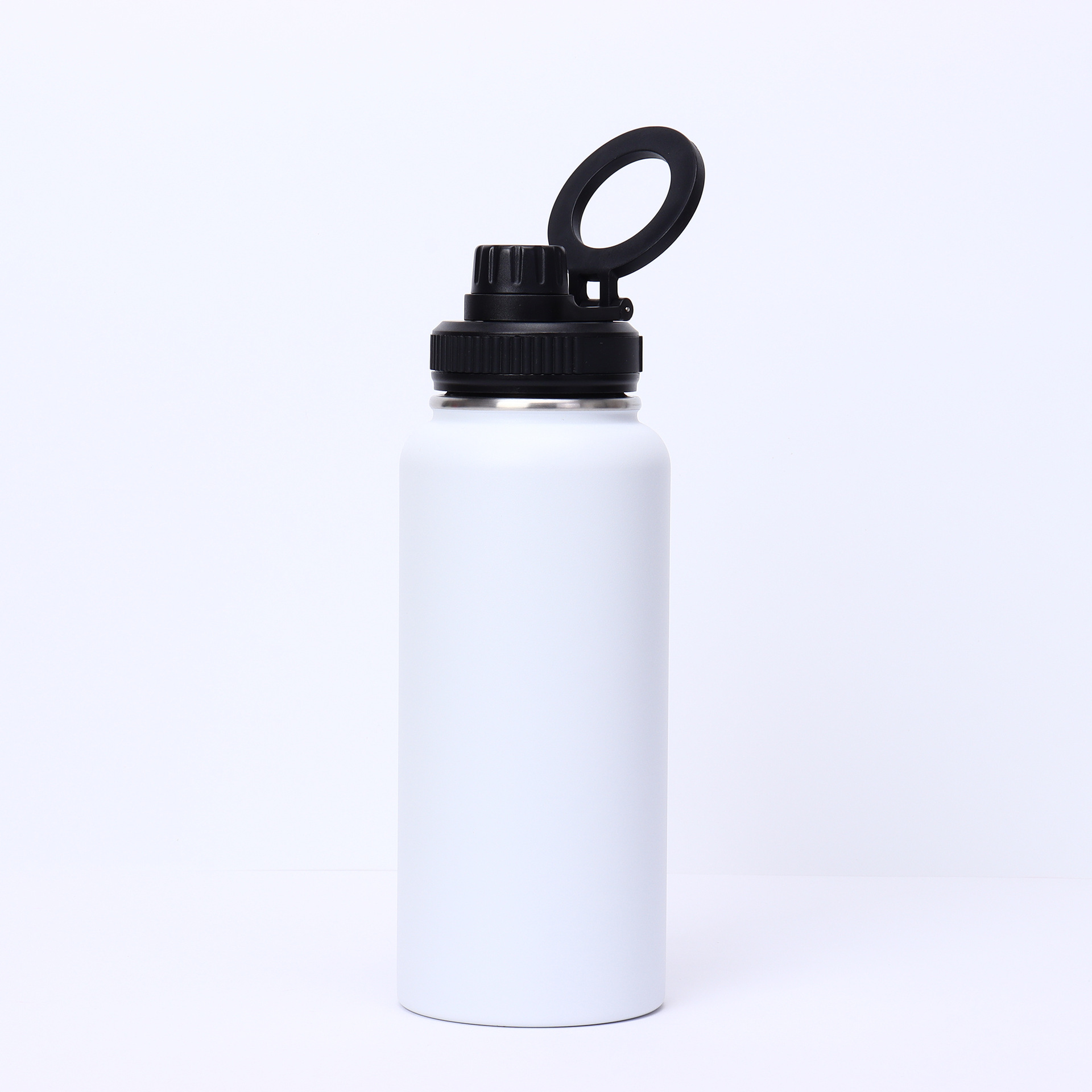 Bulk 32oz Double-Walled Stainless Steel Water Bottles with Patented Magnetic Phone Holder Lid, Custom Gradient Colors, Low MOQ 100 for Corporate Gifts