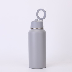 Bulk 32oz Double-Walled Stainless Steel Water Bottles with Patented Magnetic Phone Holder Lid, Custom Gradient Colors, Low MOQ 100 for Corporate Gifts
