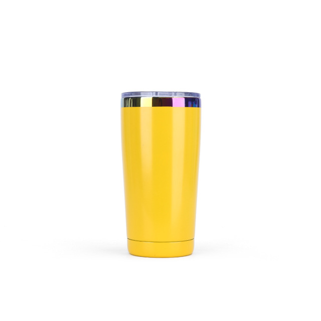 Wholesale 20oz+30oz Full-Electroplated Stainless Steel Travel Mugs | B2B Dual-Size Thermal Drinkware