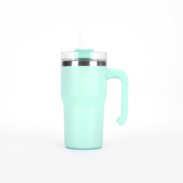 Wholesale 20oz Sublimation Coated Stainless Steel Handle Cup | B2B Full-Color Print Tumblers