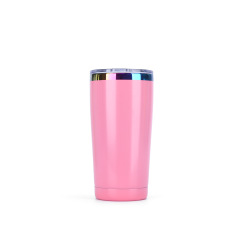Wholesale 20oz+30oz Full-Electroplated Stainless Steel Travel Mugs | B2B Dual-Size Thermal Drinkware