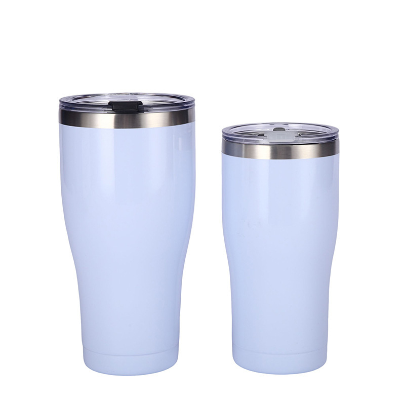 Wholesale 20oz+30oz Glossy Spray-Coated Stainless Steel Cups | B2B Thermal Tumblers