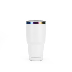 Wholesale 20oz+30oz Full-Electroplated Stainless Steel Travel Mugs | B2B Dual-Size Thermal Drinkware