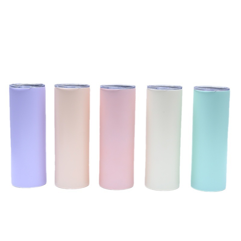 Wholesale 20oz Stainless Steel Sublimation Straight Tumbler | B2B Matte Sublimation Drinkware