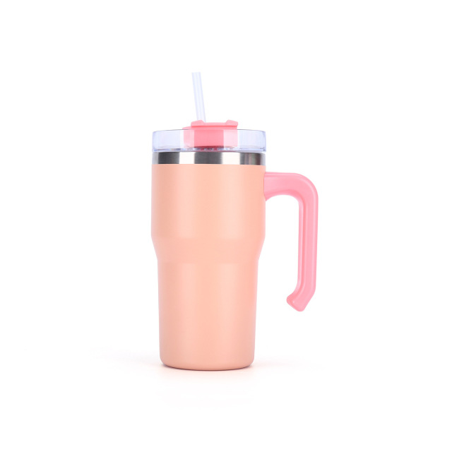 Wholesale 20oz Sublimation Coated Stainless Steel Handle Cup | B2B Full-Color Print Tumblers