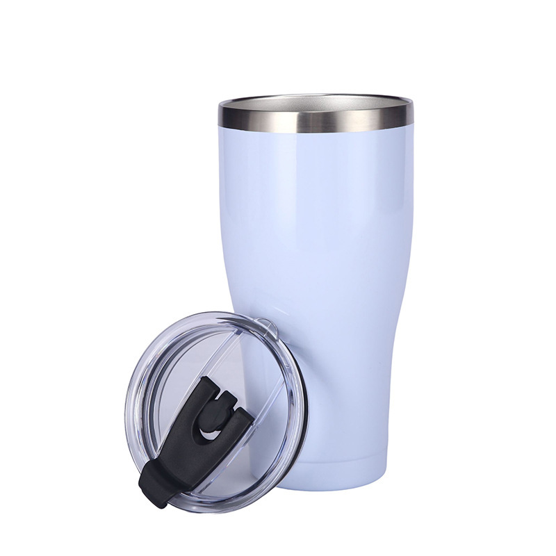 Wholesale 20oz+30oz Glossy Spray-Coated Stainless Steel Cups | B2B Thermal Tumblers