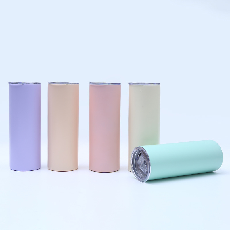Wholesale 20oz Stainless Steel Sublimation Straight Tumbler | B2B Matte Sublimation Drinkware