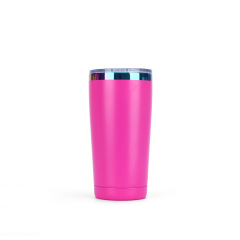 Wholesale 20oz+30oz Full-Electroplated Stainless Steel Travel Mugs | B2B Dual-Size Thermal Drinkware