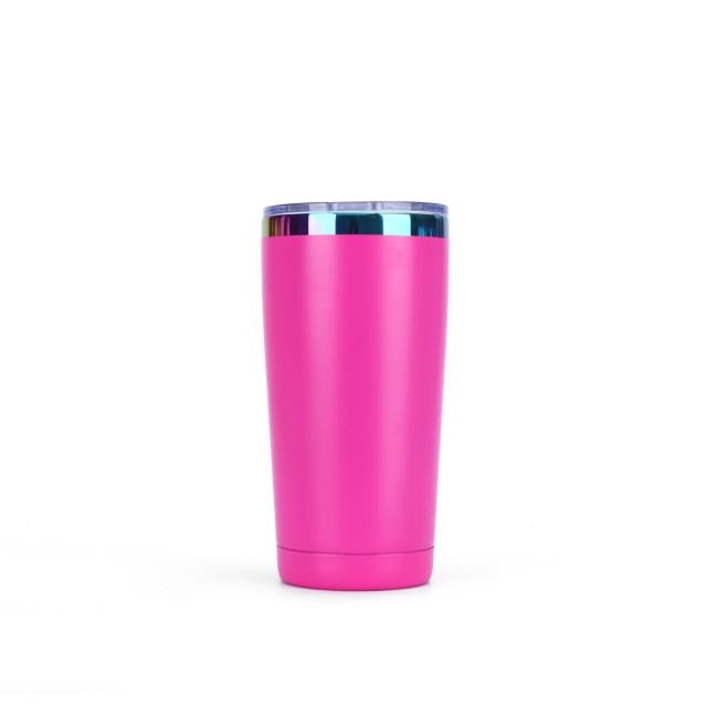 Wholesale 20oz+30oz Full-Electroplated Stainless Steel Travel Mugs | B2B Dual-Size Thermal Drinkware
