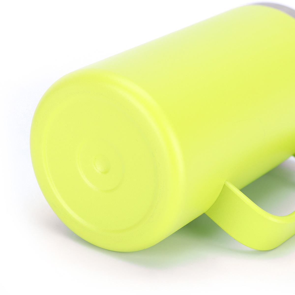Wholesale 24oz Matte Spray-Coated Stainless Steel Handle Cup | B2B Dual Base Thermal Mugs