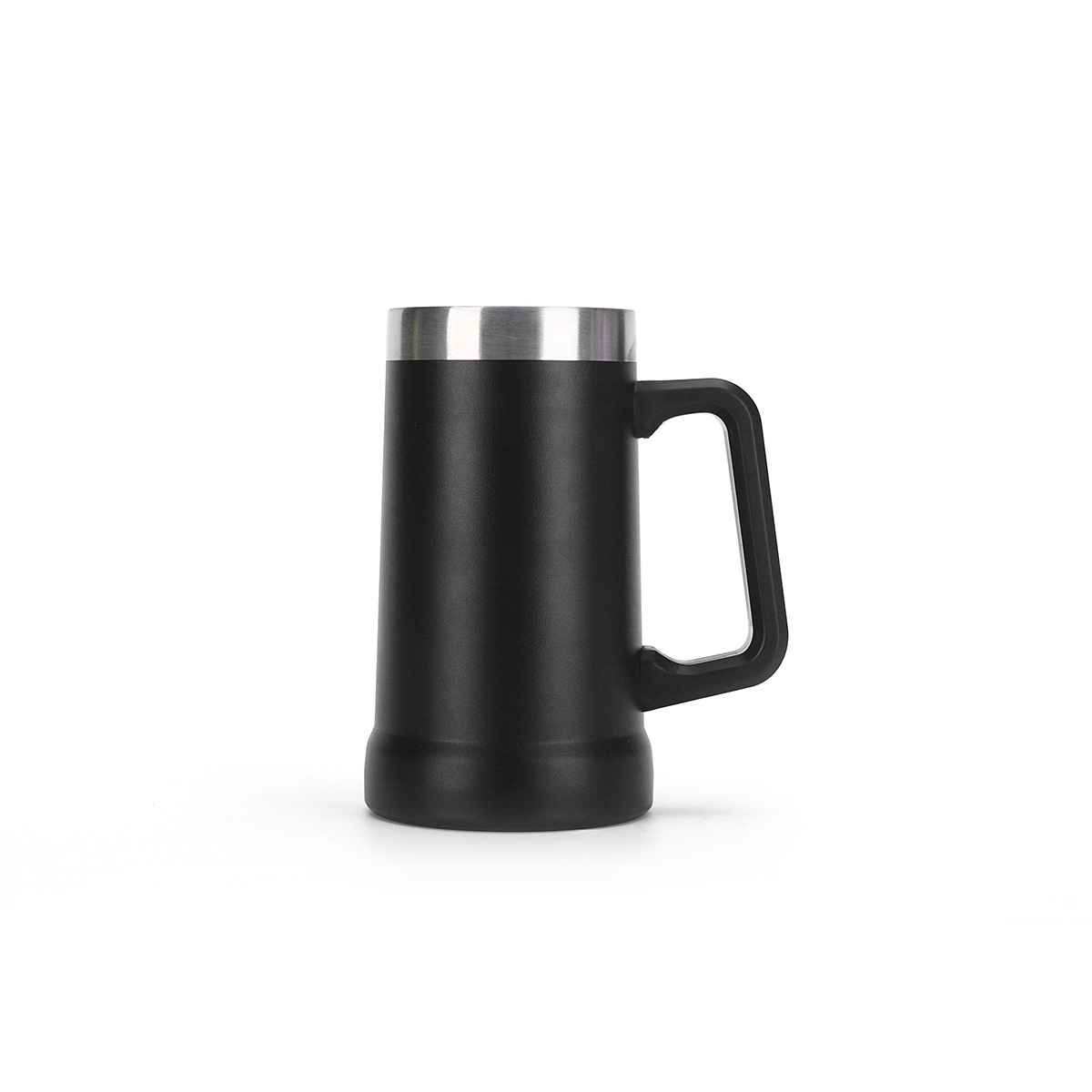 Wholesale 24oz Spray-Coated Stainless Steel Handle Cup | B2B Office Thermal Mugs