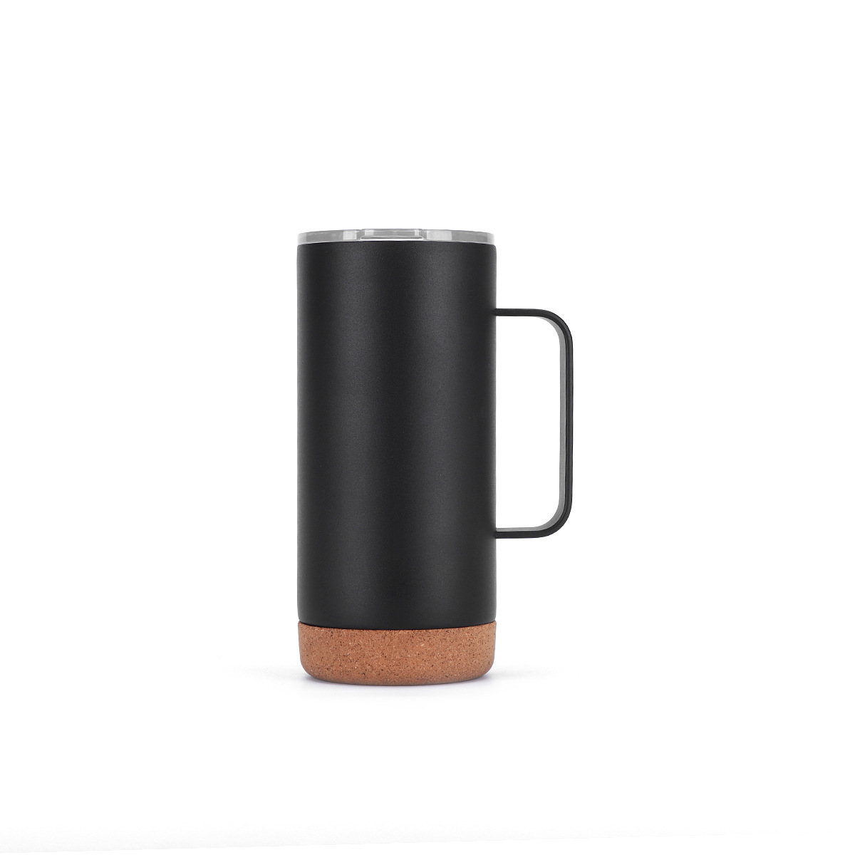 Wholesale 24oz Matte Spray-Coated Stainless Steel Handle Cup | B2B Dual Base Thermal Mugs
