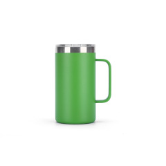 Wholesale 24oz Matte Spray-Coated Stainless Steel Handle Cup | B2B Dual Base Thermal Mugs